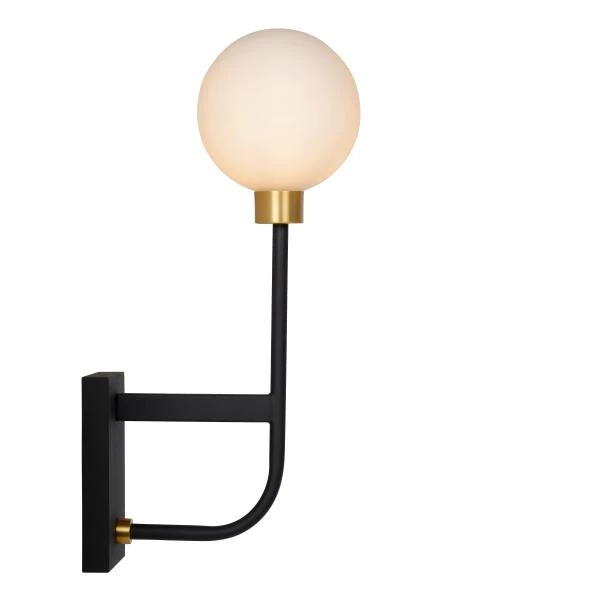 Lucide BEREND - Wall light Bathroom - 1xG9 - IP44 - Black - detail 2